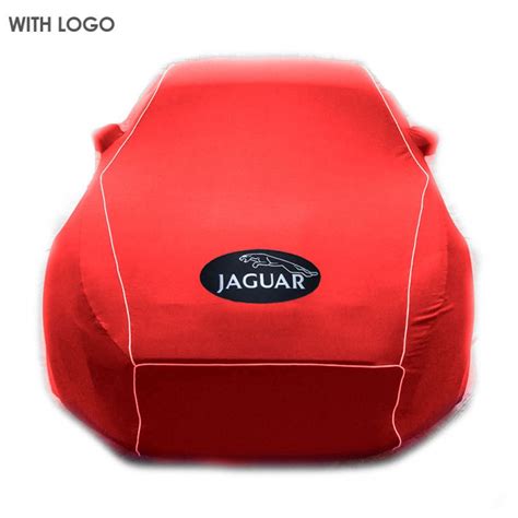 Jaguar XK/XKR (2006+) - Custom Indoor Car Cover (red with piping)