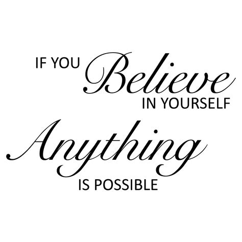 Believe in Yourself