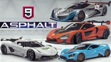 Asphalt 9 Legends - All CARS - 2020 (Class S,A,B,C,D) - YouTube