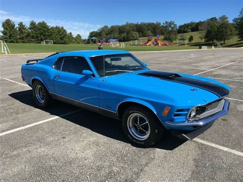 1970 Ford Mustang Mach 1 Grabber Blue 351 Cleveland for sale: photos ...