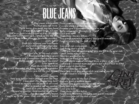 LDR Blue Jeans Lyrics by Kennytrouble on DeviantArt