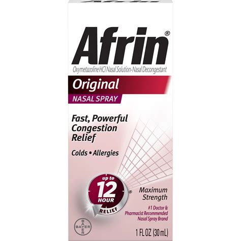 Afrin Original Nasal Spray - Shop Sinus & Allergy at H-E-B