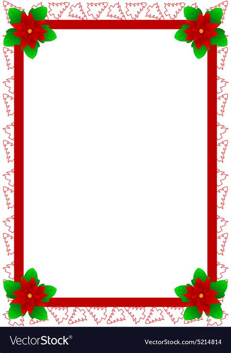 Christmas frame Royalty Free Vector Image - VectorStock