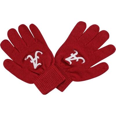 Alabama Crimson Tide Youth Basic Knit Gloves - Crimson | Official ...