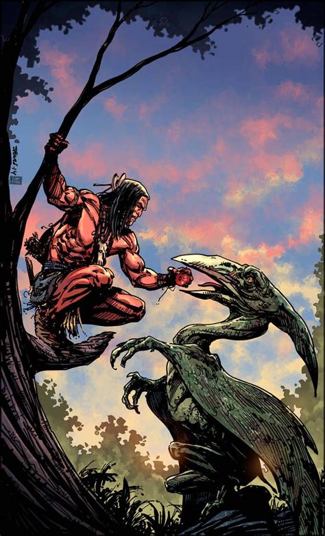 Turok:Dinosaur Hunter #11 by NeerajMenon | Dinosaur hunter, Fantasy art ...