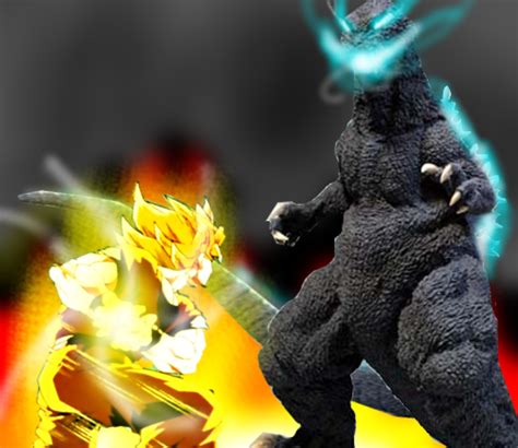 Godzilla vs Goku- Request for sonichedgehog2 by MrJLM18 on DeviantArt