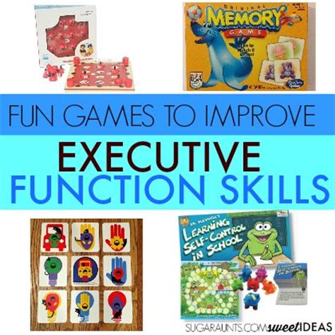 executive Function Games - The OT Toolbox | Executive functioning ...