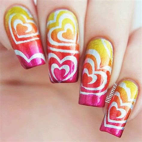 Heart Swirls from @liliumzz! 😍💕 Beautiful!! 😍 - Heart Swirl #NailVinyls snailvinyls.com | Nail ...