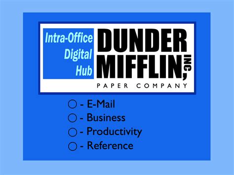 Dunder Mifflin Logo - The Office Wallpaper (41129) - Fanpop