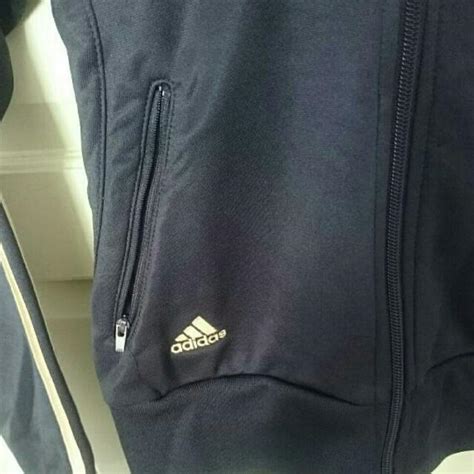 Authentic Black And Gold Adidas Jacket, Women's Fashion, Coats, Jackets ...