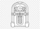 Jukebox Coloring Pages sketch template