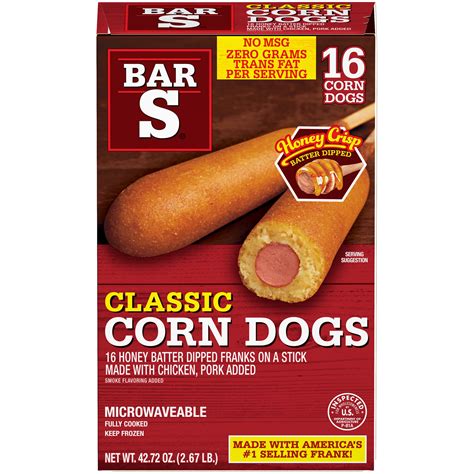 Bar-S Classic Corn Dogs, 42.72 oz, 16 Ct (Frozen) – Walmart Inventory Checker – BrickSeek