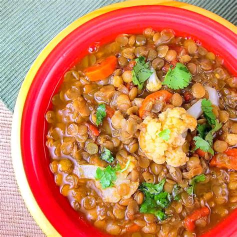 Spiced Moroccan Lentil Soup | Babaganosh