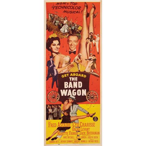 The Band Wagon 1953 U.S. Insert Film Poster For Sale at 1stDibs