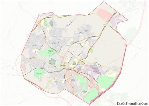 Map of Staunton Independent City, Virginia - Địa Ốc Thông Thái