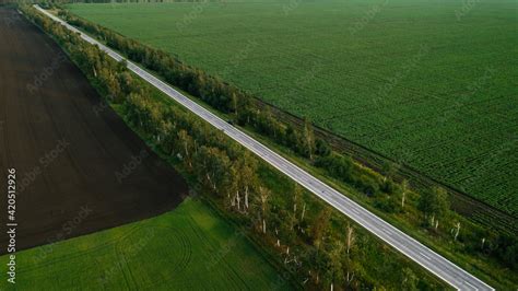 beautiful tarmac road in the countryside Stock Photo | Adobe Stock