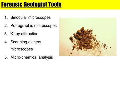 PPT - Forensic Geology PowerPoint Presentation, free download - ID:1604448