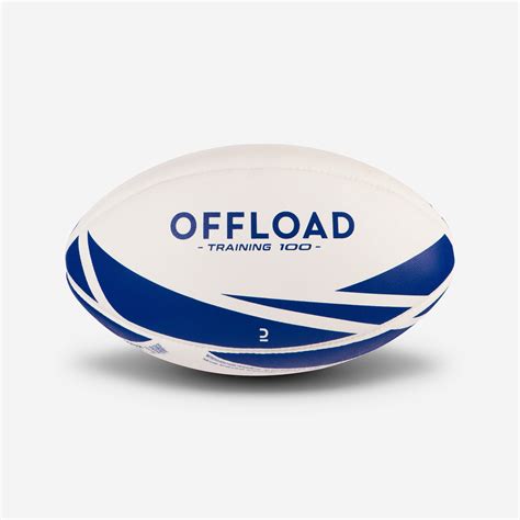 Size 5 Rugby Training Ball R100 - Blue