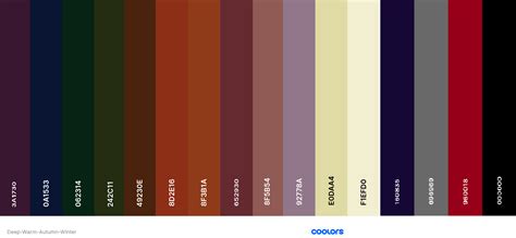 Colour Palette for Muted Warm Olive Skin + High Contrast features: Deep ...