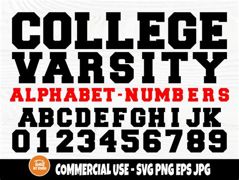 Varsity Font SVG College Font Svg Varsity Alphabet Svg | ubicaciondepersonas.cdmx.gob.mx