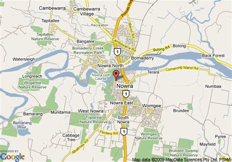 Nowra Map - Australia