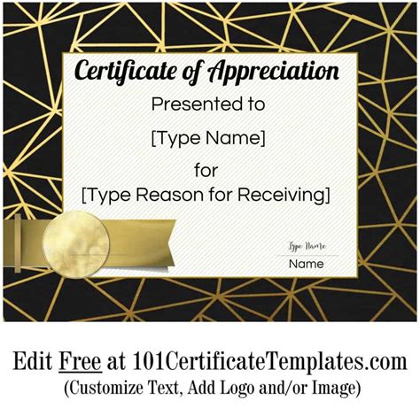 FREE Printable Certificate of Appreciation Template | Customize Online