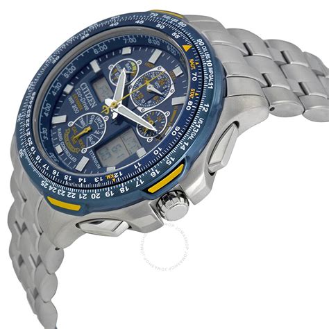 Citizen Blue Angels Skyhawk A-T Men's Titanium Watch JY0050-55L ...