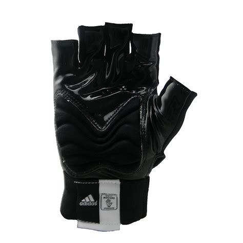 adidas Juniors' Techfit 1/2 Finger Lineman Football Gloves | Academy