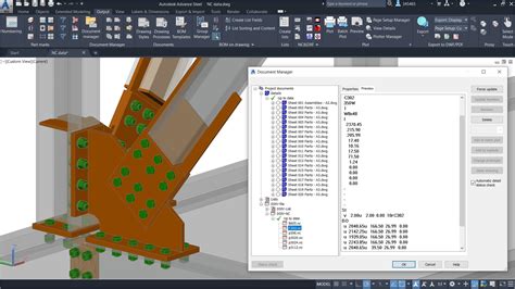 Advance Steel Features | 2023, 2022, 2021 | Autodesk