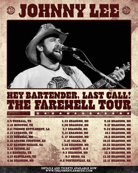 Johnny Lee Announces ‘Hey Bartender, Last Call: The Farewell Tour’ | Hometown Country Music