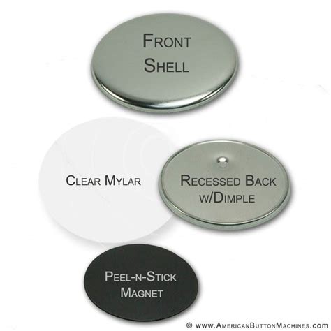 2.25" Self-Adhesive Magnet Set – American Button Machines