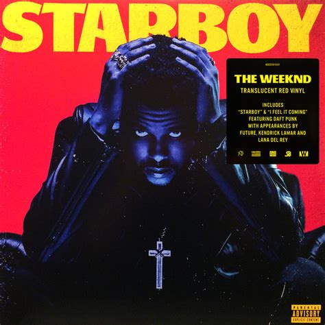 The Weeknd - Starboy (2LP) (Translucent Red Vinyl) - Mr Vinyl