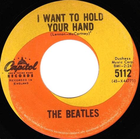 The Beatles - I Want To Hold Your Hand (1964, Vinyl) | Discogs