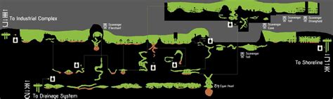 Rain World - Detailed Region Maps