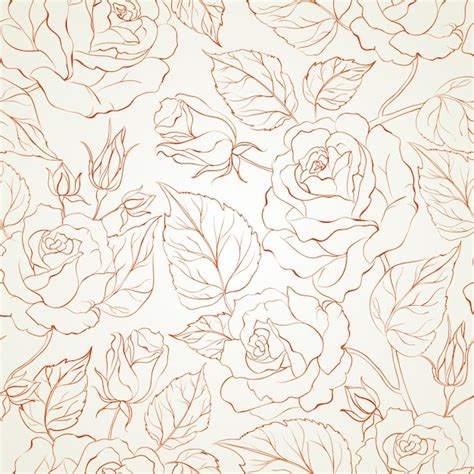 Rose Pattern Background