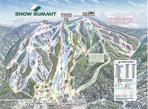 Snow Summit Trail Map