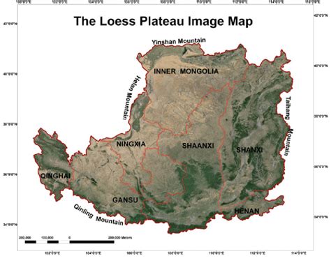 3 The Loess Plateau image map | Download Scientific Diagram