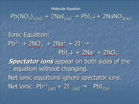 PPT - Writing Net Ionic Equations PowerPoint Presentation, free download - ID:4566062