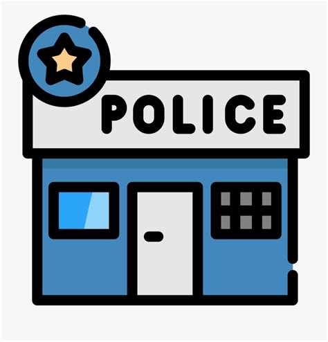 Clip Art Clip Art Police Station - Transparent Police Station Clipart , Free Transparent Clipart ...