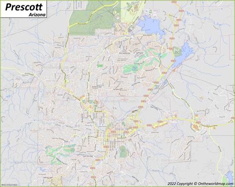 Prescott Map | Arizona, U.S. | Discover Prescott with Detailed Maps