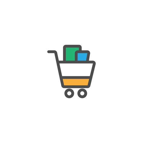 Shopping cart icon design template 6536492 Vector Art at Vecteezy