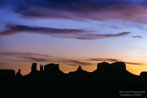 Classical silhouette (Monument Valley) - Arizona - Rolf Sterchi Fotografie