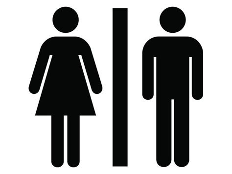 Bathroom Sign Icon 1 Men Woman Gentlemen Ladies Girls Boys Restroom Icon Symbol Logo .SVG .EPS ...