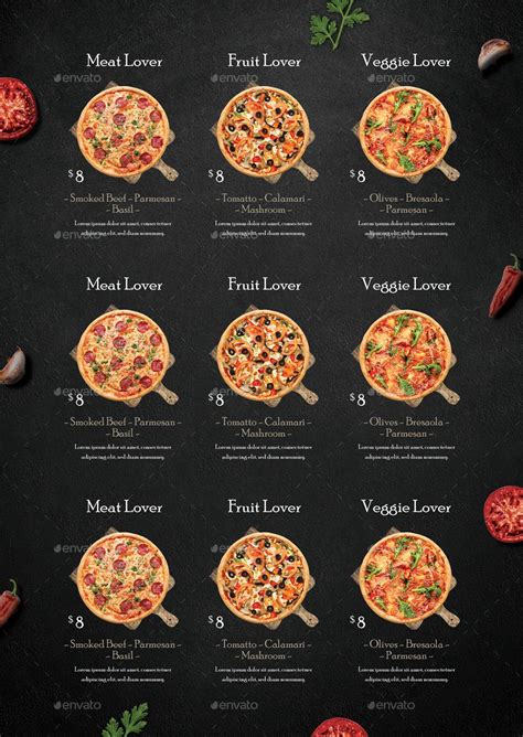 Rustic Pizza Menu - Flyer #Affiliate #Pizza, #AFFILIATE, #Rustic, #Flyer, #Menu | Pizza menu ...