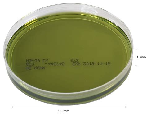 15x100mm Plate 18ml Fill Hektoen Enteric Agar Order by The Package of 10 Plates for The ...