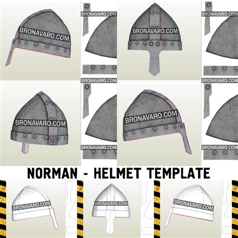 HISTORICAL MEDIEVAL Helmets (Foam Template) - Knight Cosplay Helmet ...