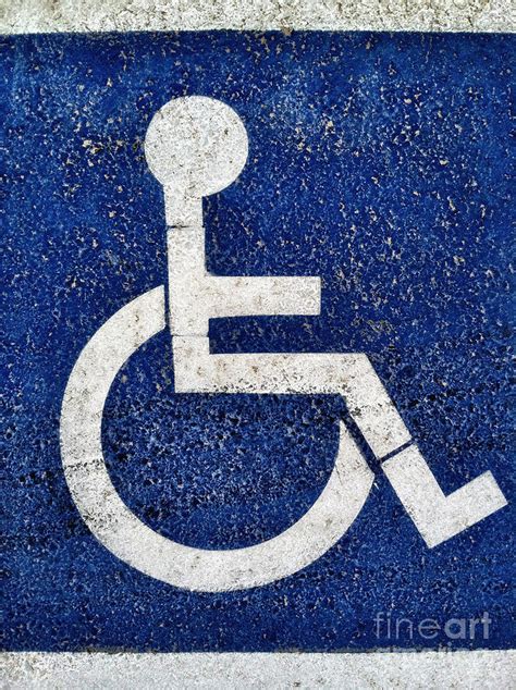 Handicapped Symbol Photograph by Bryan Mullennix - Fine Art America