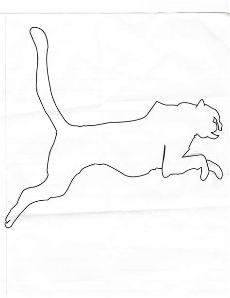 Cheetah Line Drawing at GetDrawings | Free download