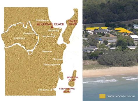 Woodgate Beach Caravan Park Map