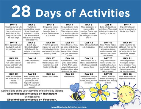 25 summer activities and free printable calendar free printable do ...